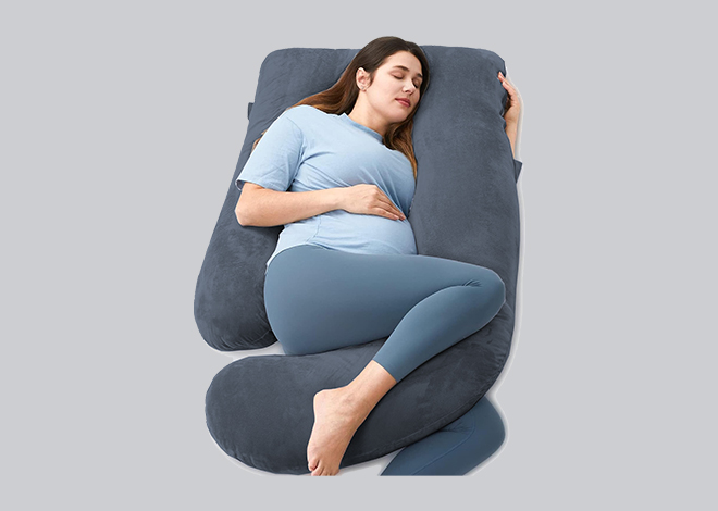 Snuggle up with the Best J-Shaped Pregnancy Pillow