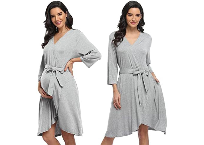 Soft, Loose Postpartum Robes